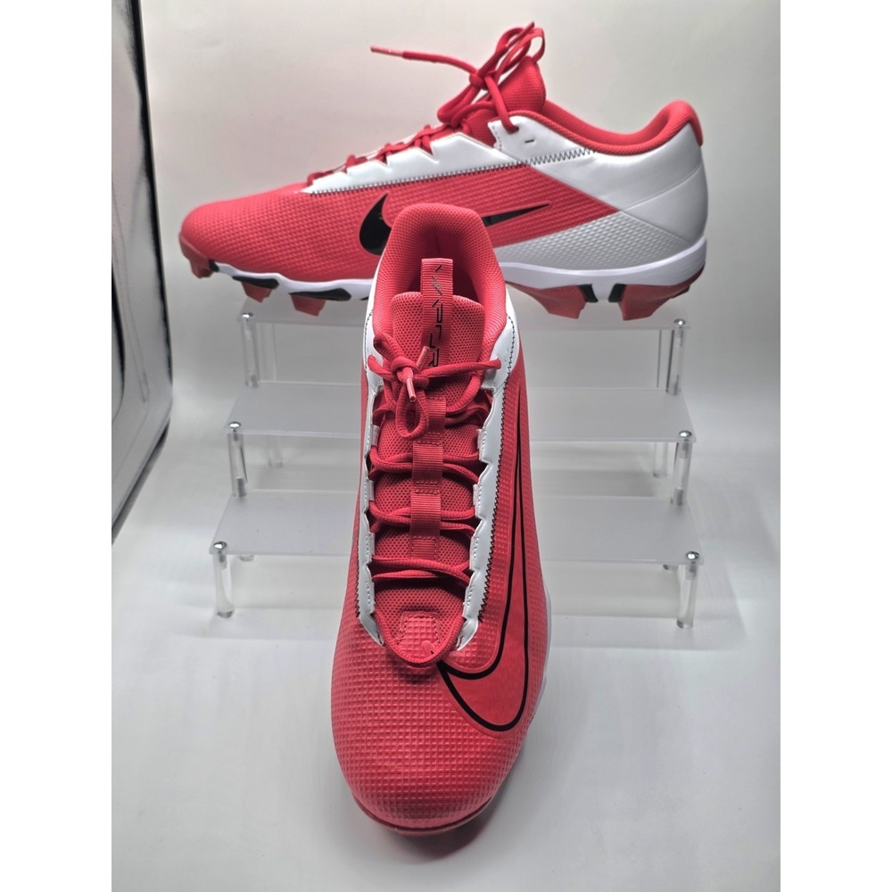 Nike Men's Vapor Edge Shark 2 Cleats DH5088 600 Red‎ White Mens Size 16 New